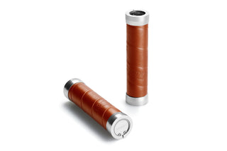 Image: Brooks Slender Leather Grips in Honey, ,